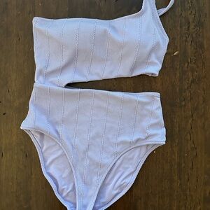 Aerie One shoulder one piece swimsuit